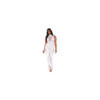 Robe bodystocking en résille et dentelle blanche 